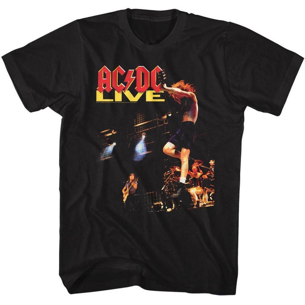 Acdc Live Black Adult T Shirt